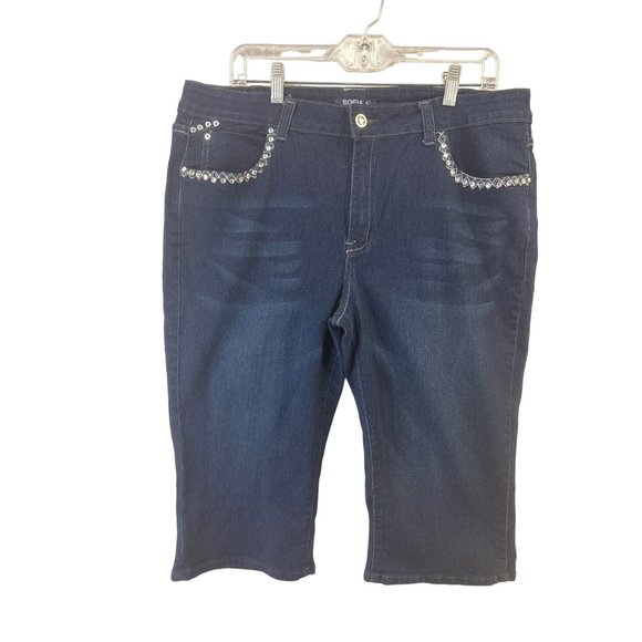 Sofia's Jeans Pants - Sofia's Jeans Capri Shorts Size EUC Women's Size 18